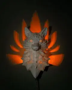 LED Nine Tailed Fox