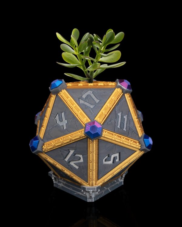Dwarven D20 Planter